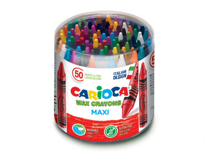 Creioane cerate Maxi 50 Carioca