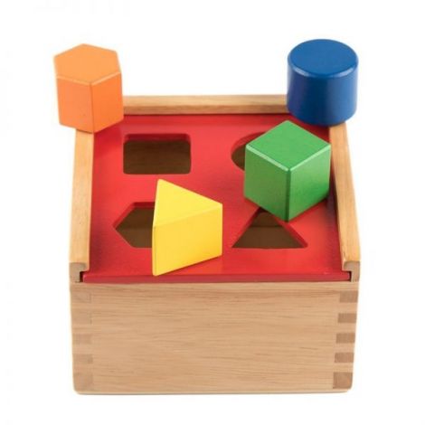 Forme Colorate Viga Toys - Jucarie Educativa din Lemn - imagine 2