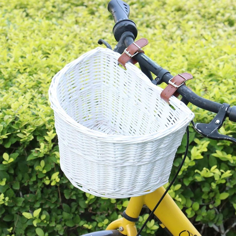 Cos Frontal Bicicleta Procart Ratan Alb - imagine 3