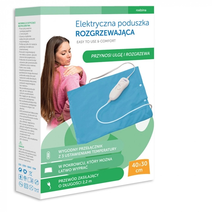 Perna Încălzire Electrică Sanity MediFlower, Turcoaz - imagine 2