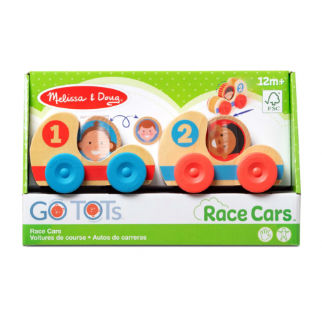 Set Mașinuțe Lemn GO TOTs Melissa & Doug - imagine 8