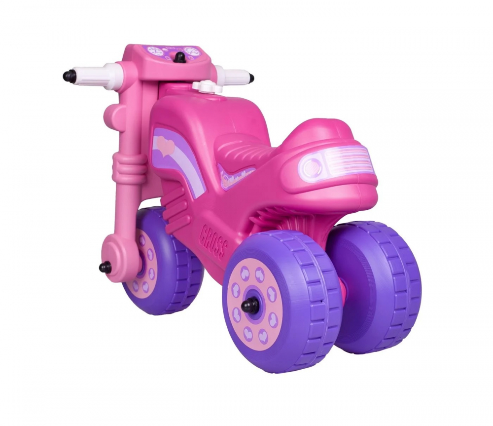 Motocicleta Dohany Cross 1 Roz, Fără Pedale