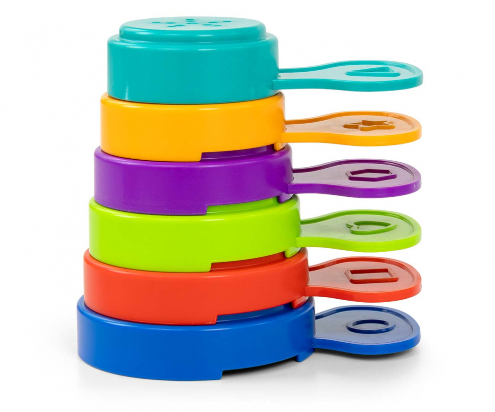 Milly Mally Jucarie Baie Stacking Flower 6 Cupe - imagine 2