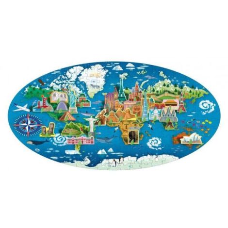 Puzzle Monumentele Lumii Sassi 200 piese - imagine 2