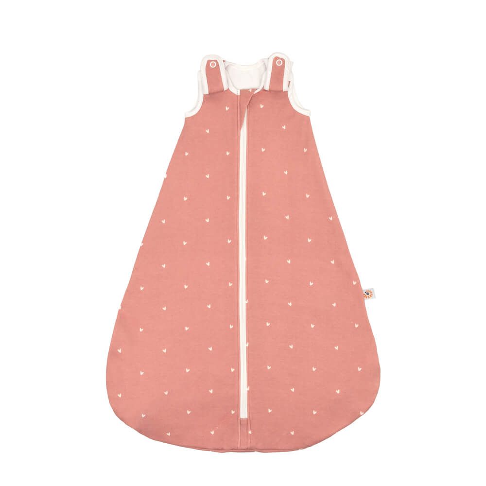 Sac de dormit Ergobaby 2 in 1 Rose Hearts 0.5 Tog - imagine 3