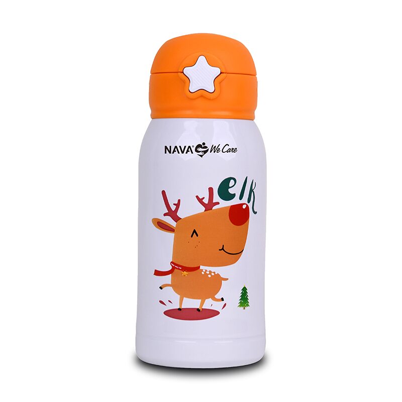 Sticlă Termo Nava 500ml pentru Copii - Albă
