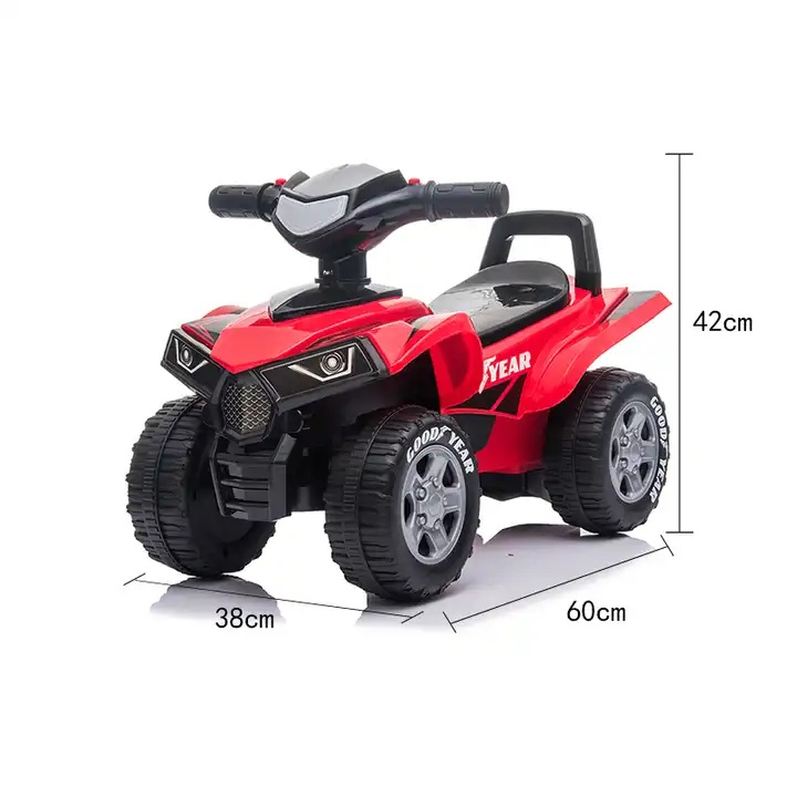ATV Copii Nichiduta GoodYear Rosu, cu Protectie - imagine 9