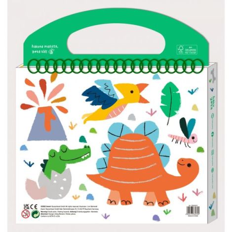 Kit Desen Dinozauri Haku Yoka Portabil Copii - imagine 4