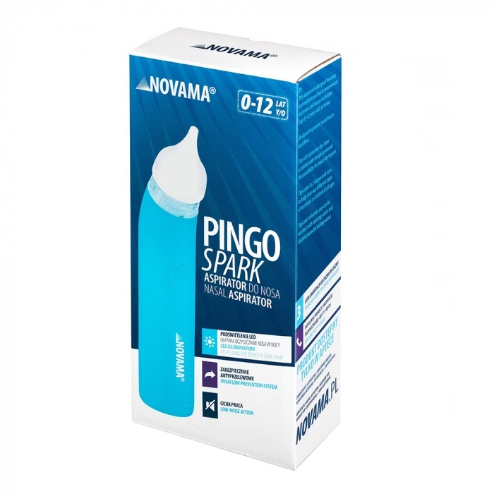 Aspirator Nazal Electric Novama Pingo Spark Albastru - imagine 3