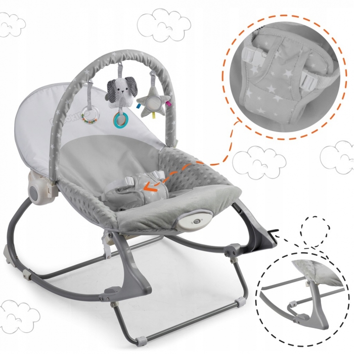 Balansoar Ricokids Panda cu Vibratii - imagine 5