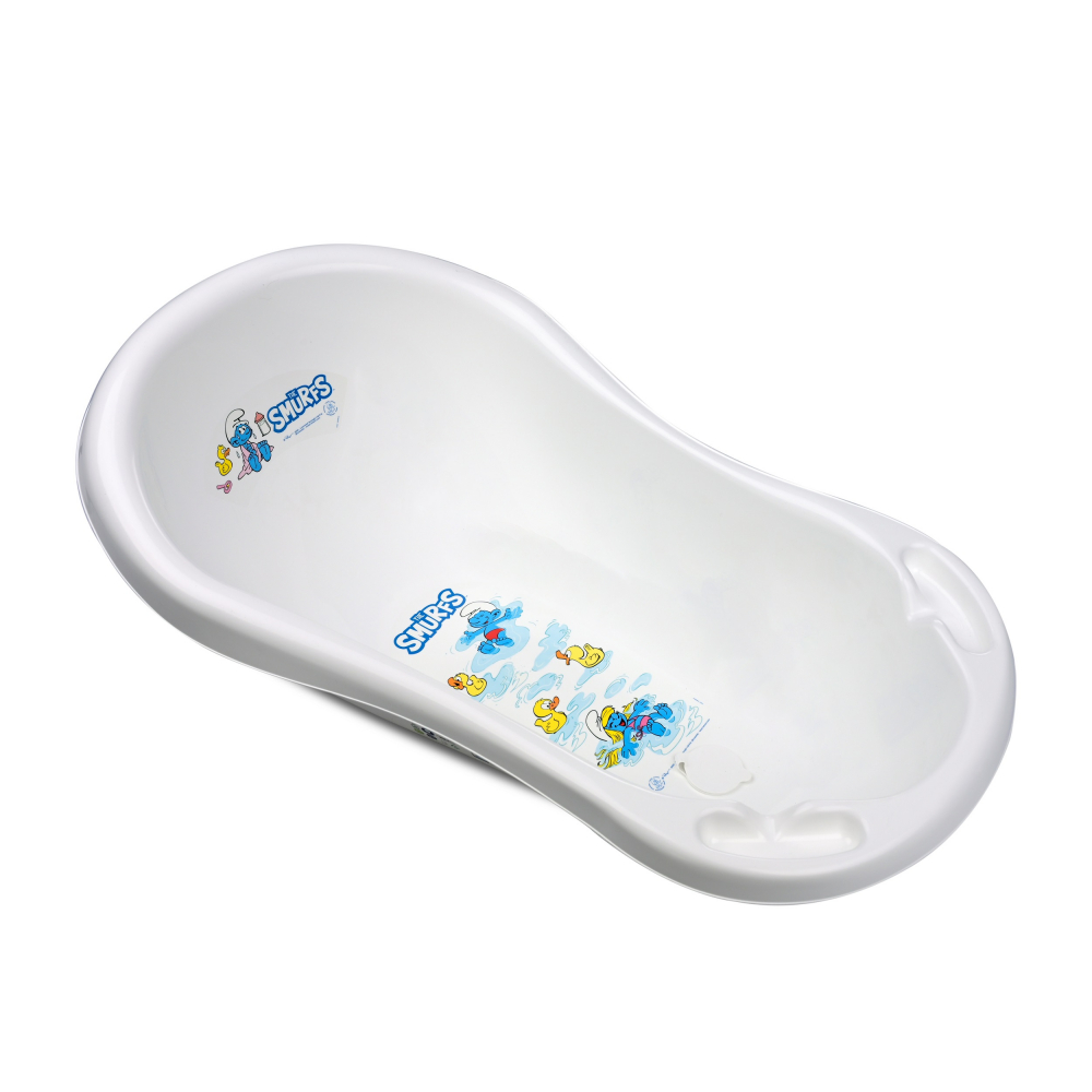 Cădiță Bebe Lorelli Strumfi, 84 cm, cu Antialunecare