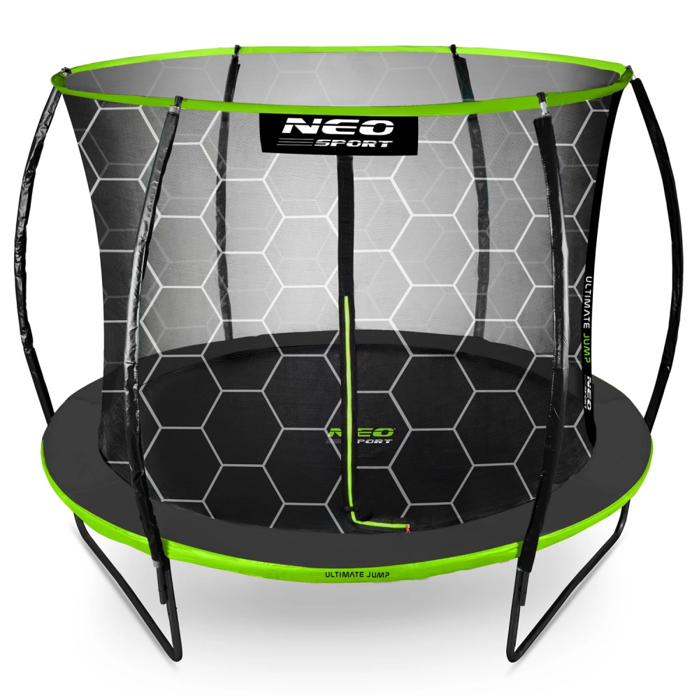 Trambulina Neo-Sport 312cm cu Plasa și Scară - imagine 2