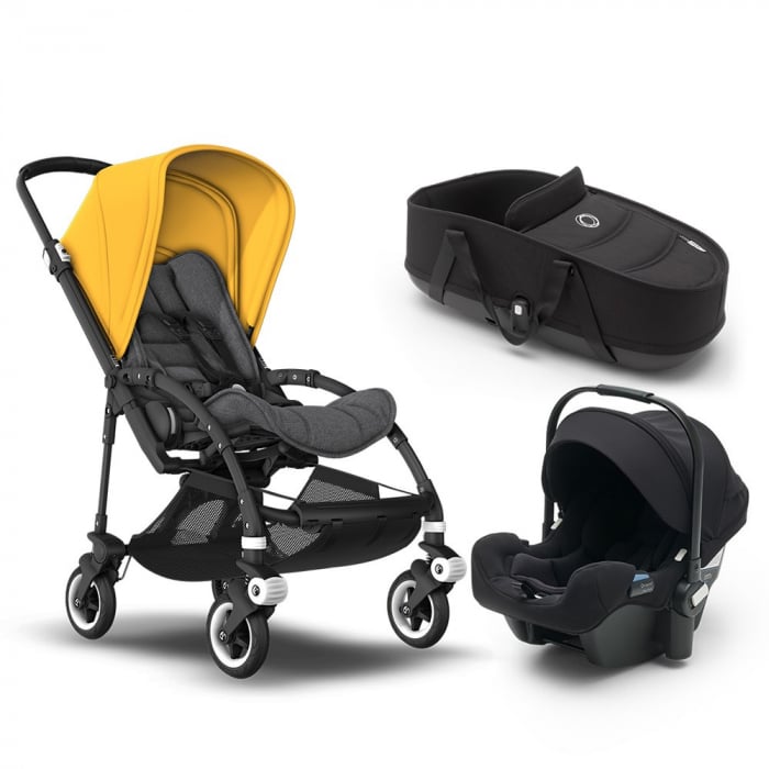 Bugaboo Bee 6 Sistem 3 în 1 Grey Melange