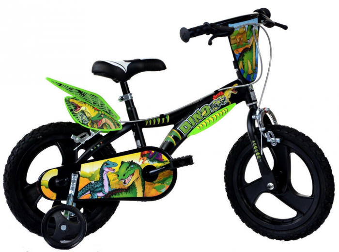 Bicicleta Dino T-Rex 16 inch pentru copii