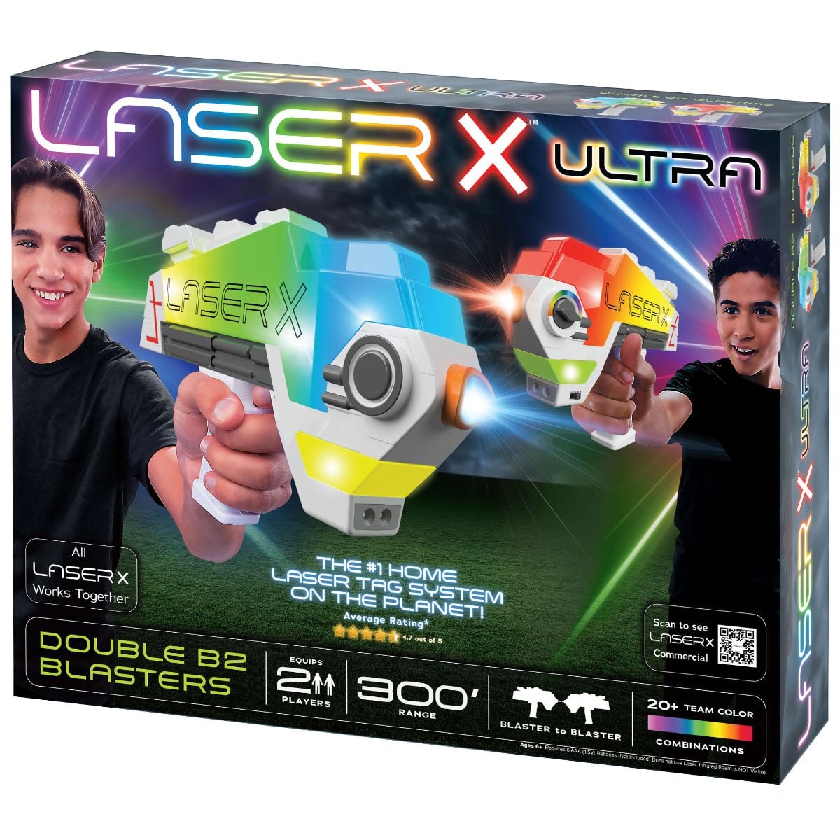 Set Double Blasters B2 Laser X Ultra, 90 metri