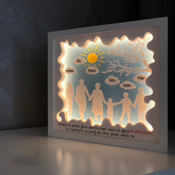 Tablou Luminos Bunici 009 Noorhandmadeatelier - imagine 4