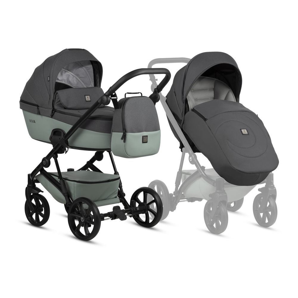 Carucior 2in1 Tutis Viva 5+ Piele Ecologică - imagine 5