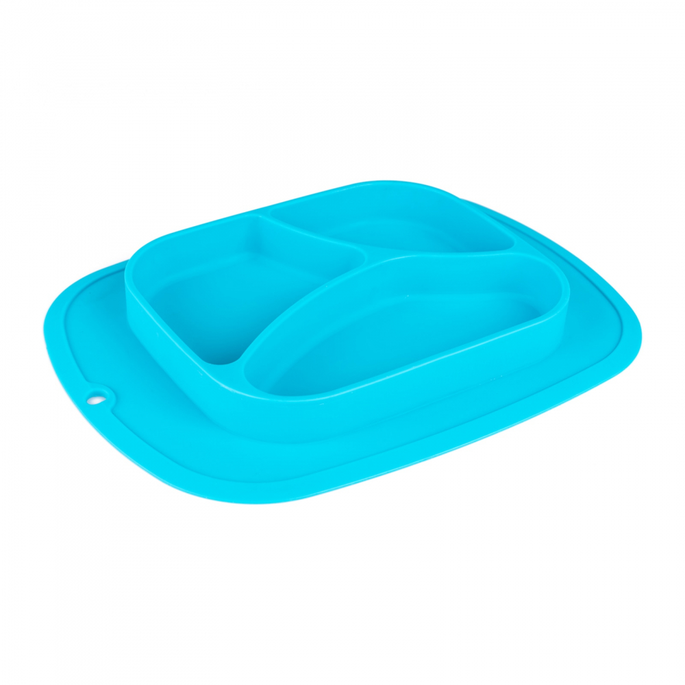 Farfurie Compartimentată Giligums Turquoise, Canpol - imagine 3