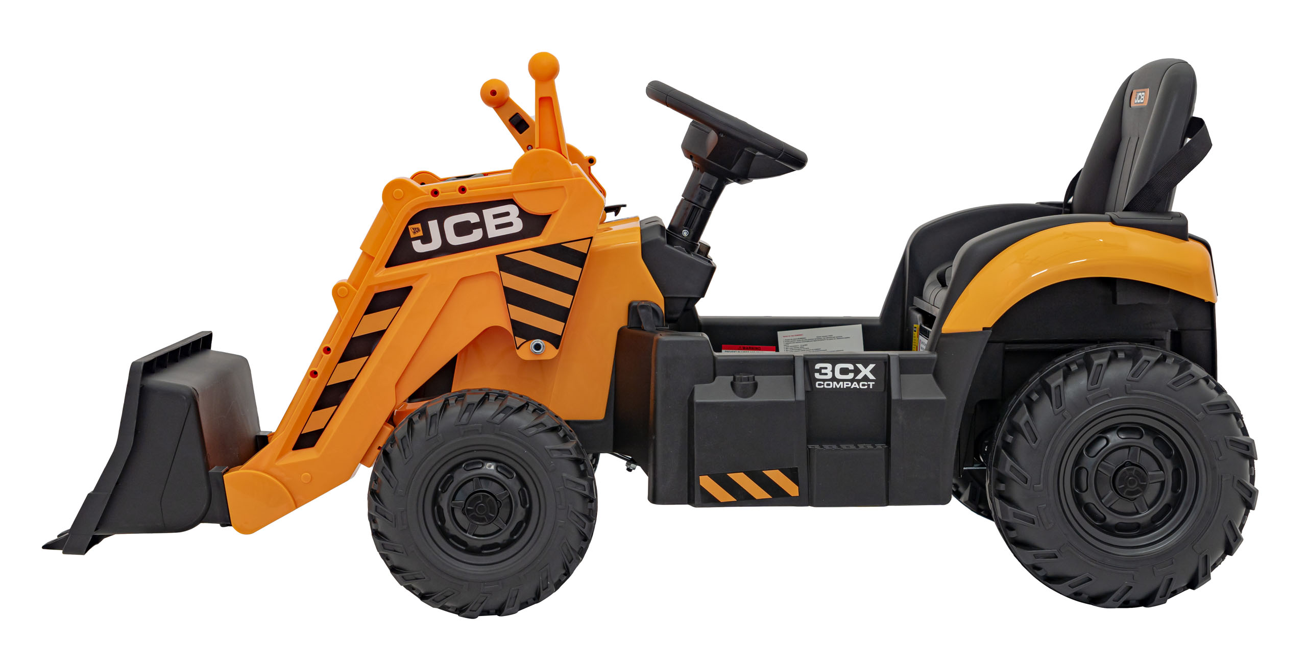 Tractor Electric JCB cu Cupă Manuală Galben - imagine 6