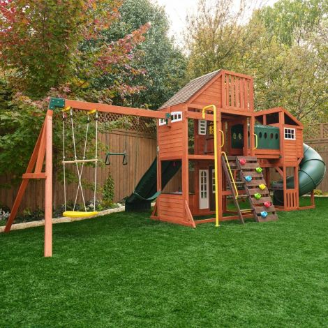 Complex Joacă Leagăn Kidkraft Odyssey 3 Tobogane - imagine 11