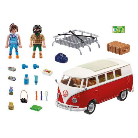 VW T1 Camping Bus Playmobil - Aventuri - imagine 3