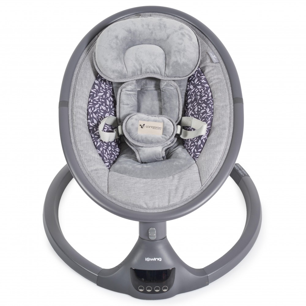 Leagan Electric Cangaroo ISwing Graphite, 5 Viteze, Telecomanda - imagine 2