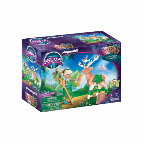 Playmobil Forest Fairy cu Animalul de Suflet - Ayuma - imagine 2