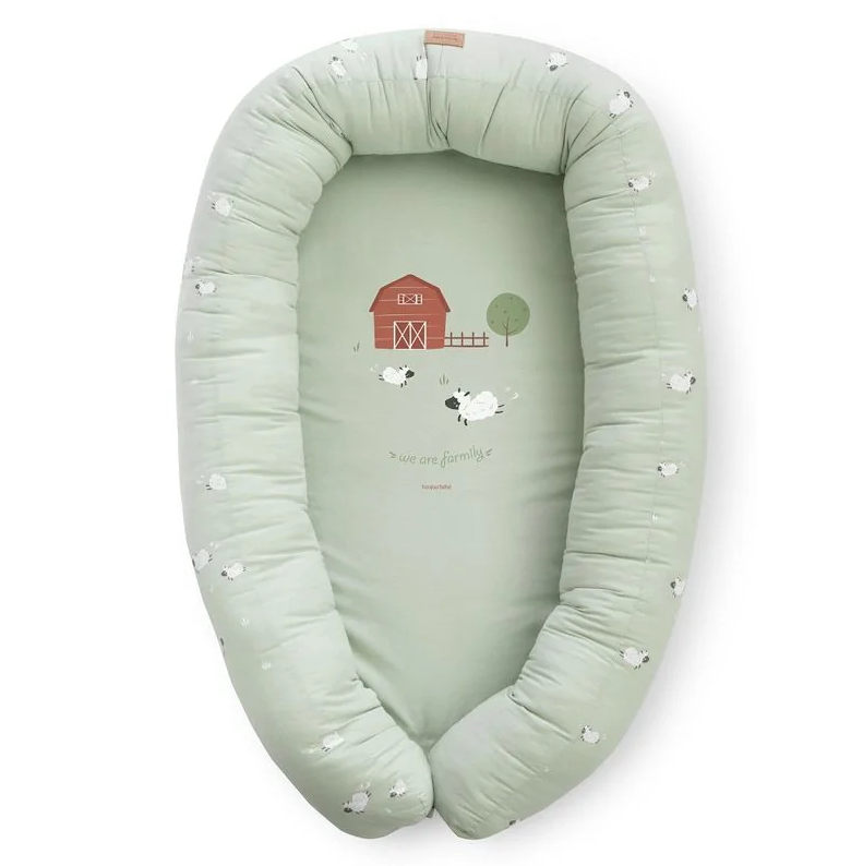 Babynest 2in1 Bonjourbébé Funny Farm | Somn Sigur