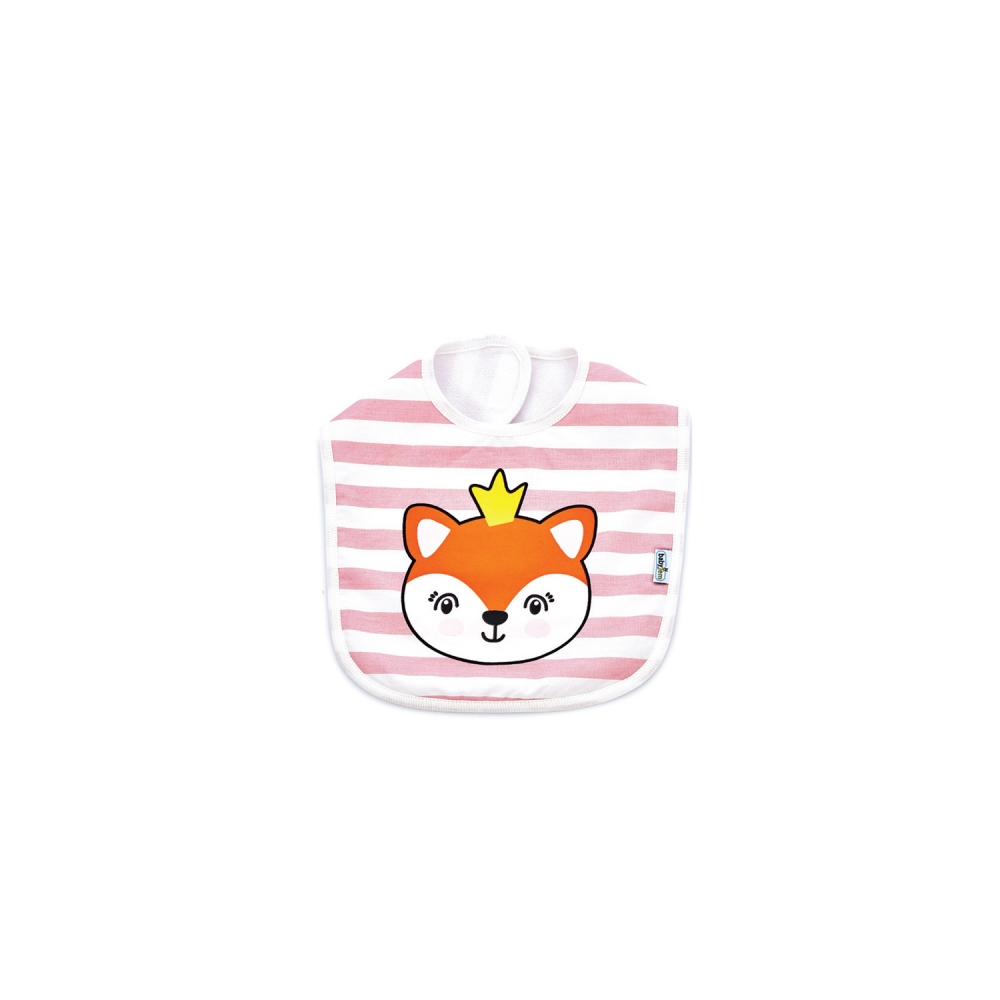 Baveta BabyJem Foxy Pink - Moale și Comfortabilă