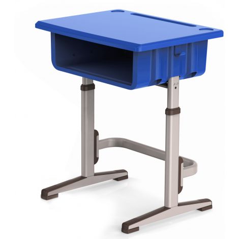 Banca școlară reglabila Ookee, Albastră, 64-82 cm