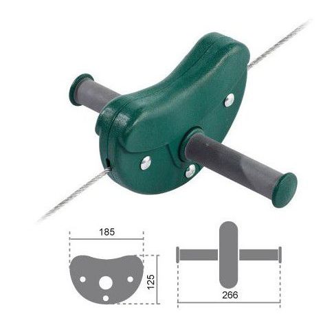 Tiroliana KBT cu Leagan Rotund, 30m, Verde - imagine 4