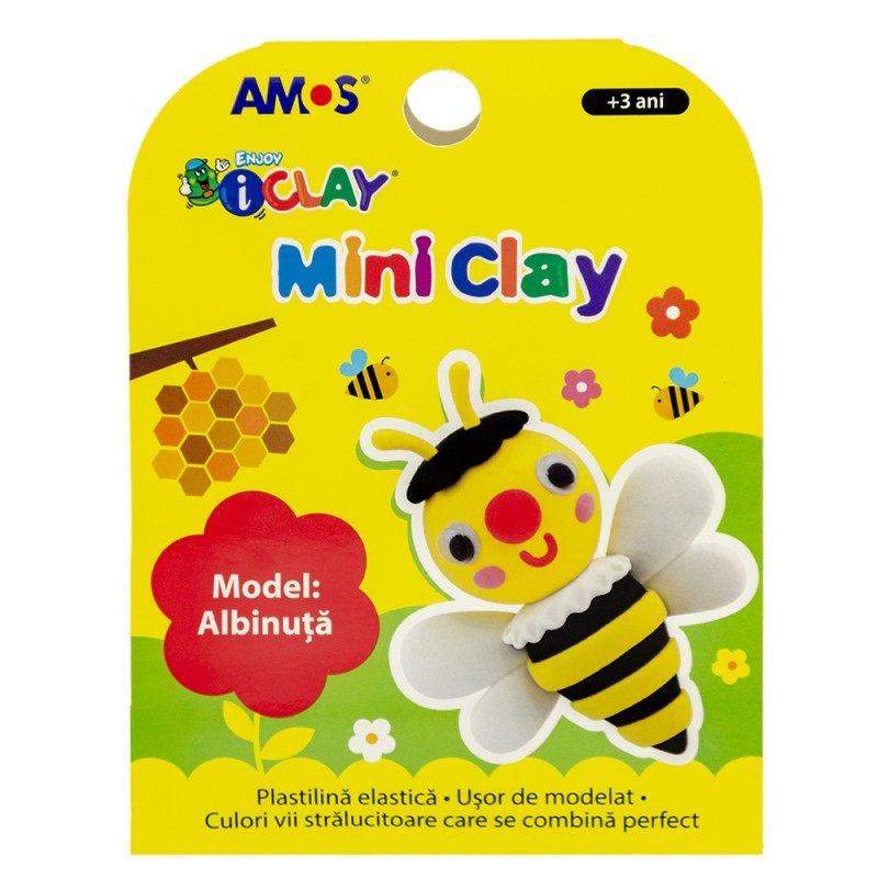 Plastilina iClay MiniClay Albina 30g Amos