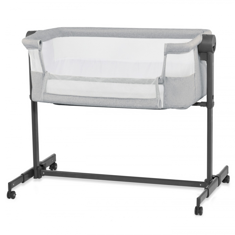 Kinderkraft Neste Up 2 - Patut Co-Sleeper Gri - imagine 4