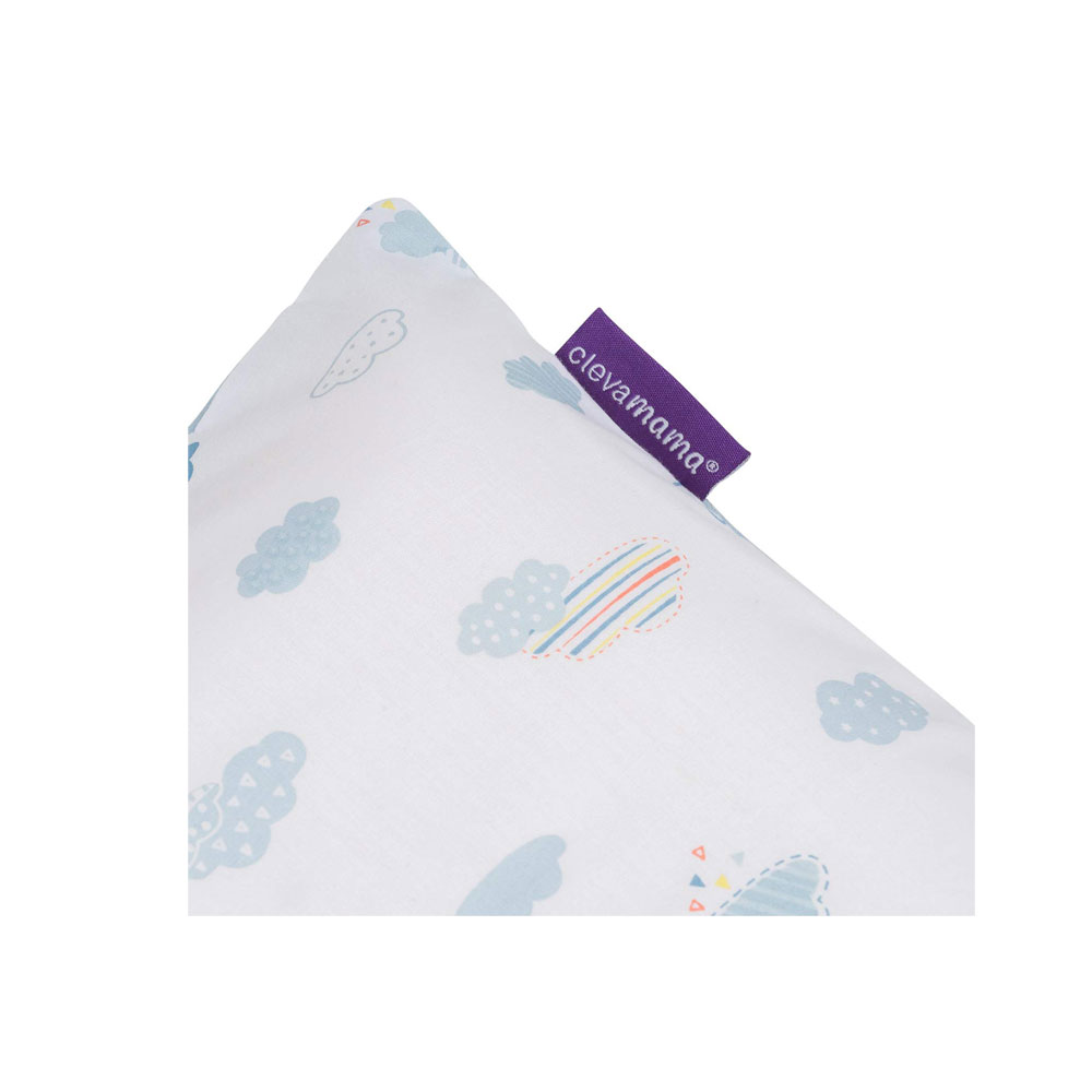 Fătă de pernă Clevamama Blue, imprimă originală - imagine 2