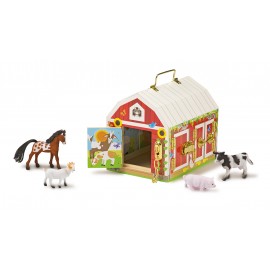 Jucarie Educativa Ferma cu Incuietori Melissa & Doug - imagine 2