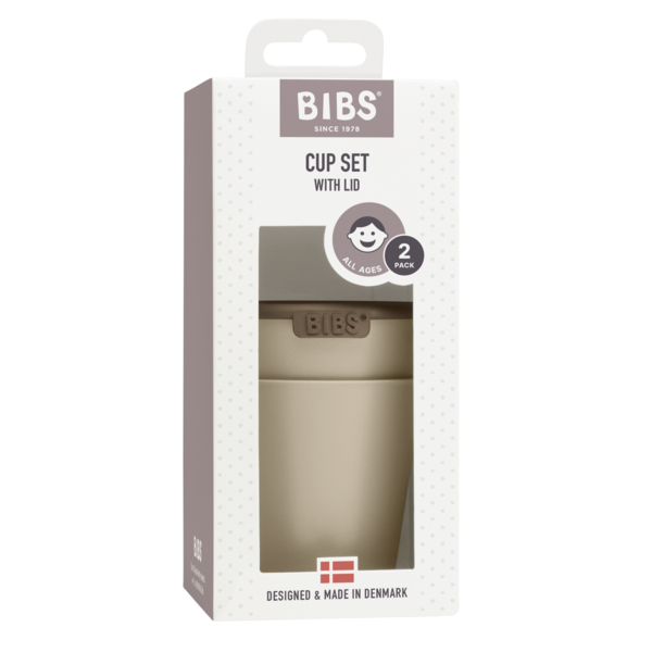 Set 2 pahare Bibs Vanilla pentru dezvoltare