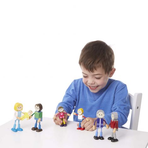 Set Familie Flexibil Melissa & Doug | Joc Creativ - imagine 2