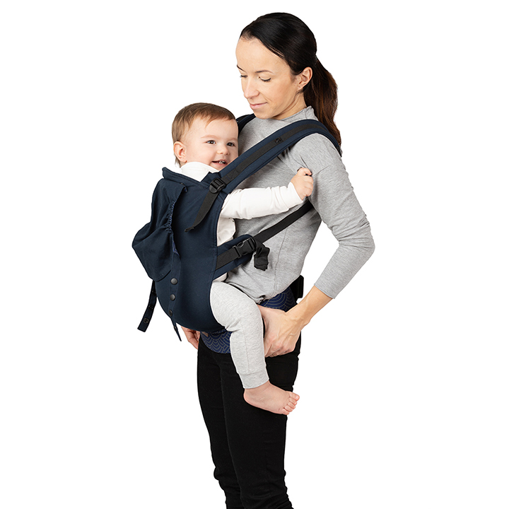 Marsupiu Momi Collet Navy Blue - Confort Sigur
