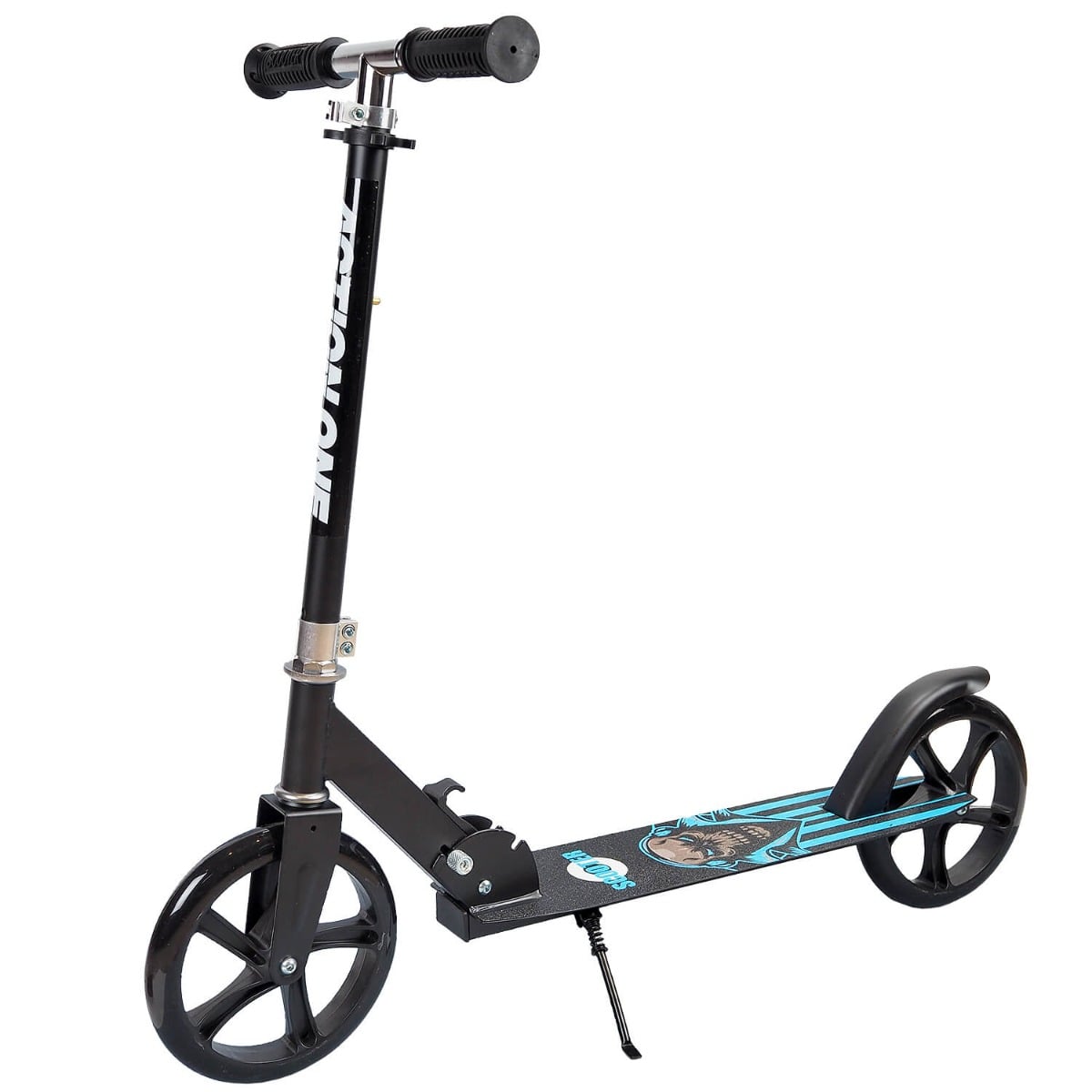 Trotineta pliabila Skull Rider Action One, Negru