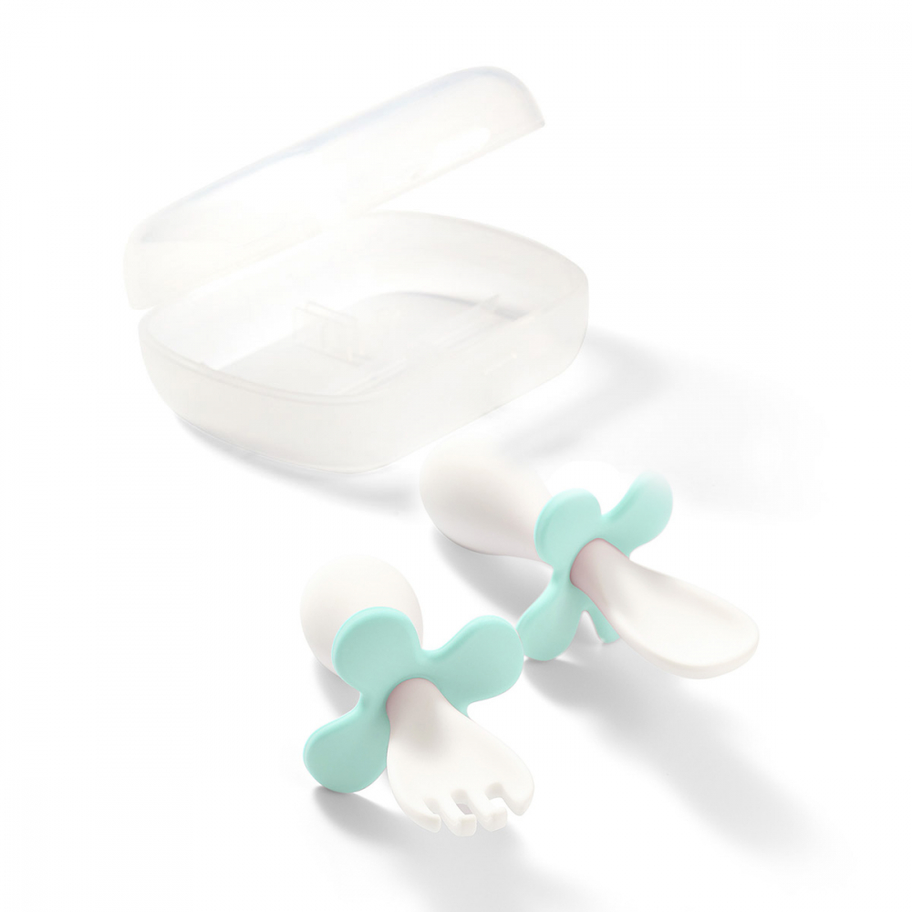 Set tacamuri ergonomice Babyono verde - imagine 4