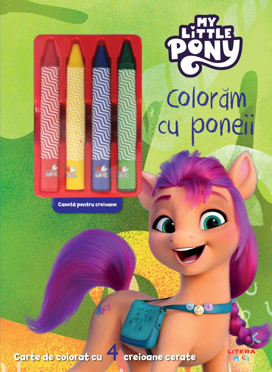Carte de Colorat My Little Pony + 4 Creioane
