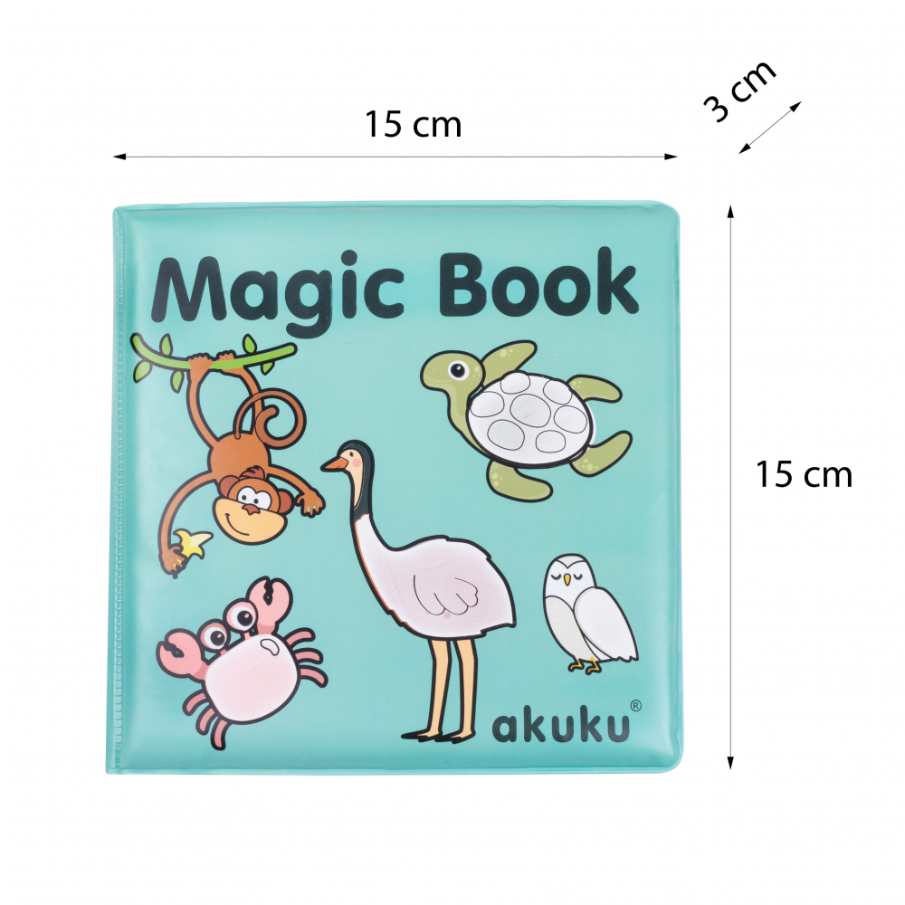 Carticica de baie Akuku Magic Book - imagine 3