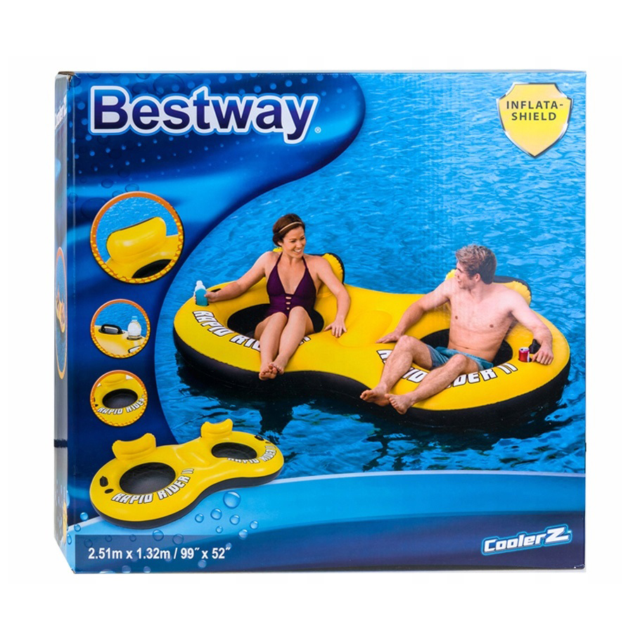 Fotoliu Gonflabil Dublu Bestway Rapid Rider - imagine 8