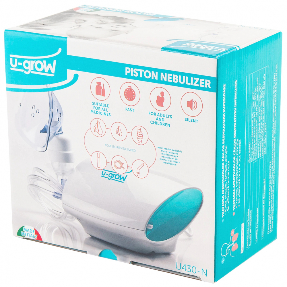 Nebulizator U-Grow U430-N | Tratamente Respiratorii Eficiente
