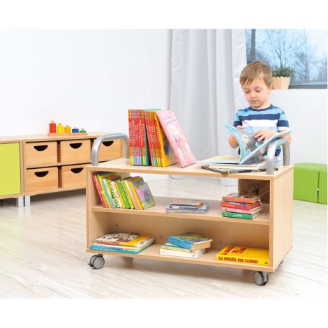Dulap cu Roti Flexi Moje Bambino | Mobil pentru Carti - imagine 4