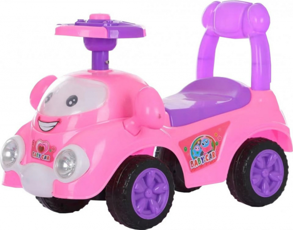 Novokids Super Happy Car Roz | Masinuta Muzicala - imagine 3