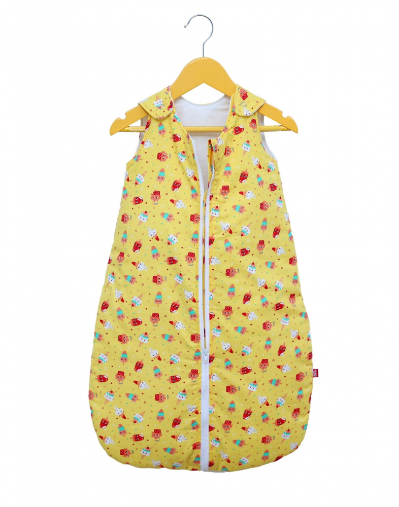 Sac de Dormit Copii Dream of Ice Cream, 1.5 Tog, Bumbac