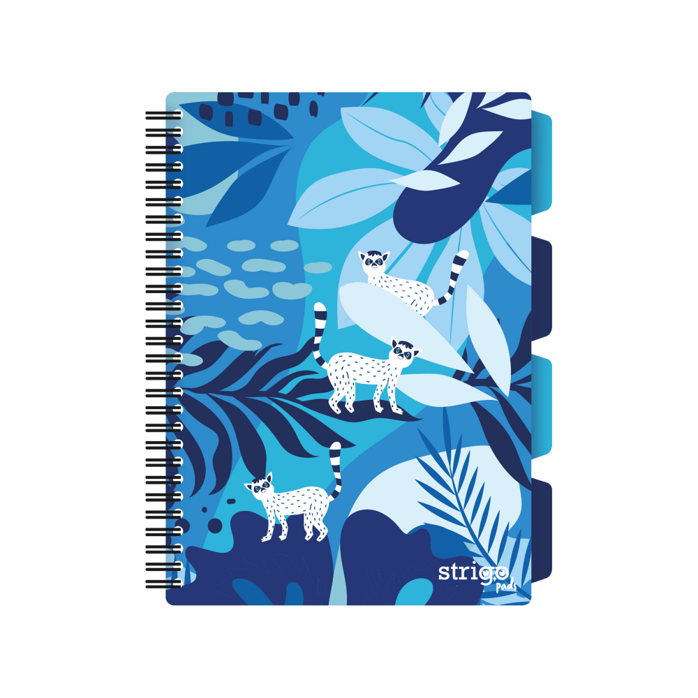Caiet Strigo Jungle B5 Matematica, Albastru