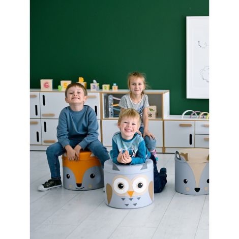 Puf Taburet Vulpe Moje Bambino - Design Copii - imagine 6