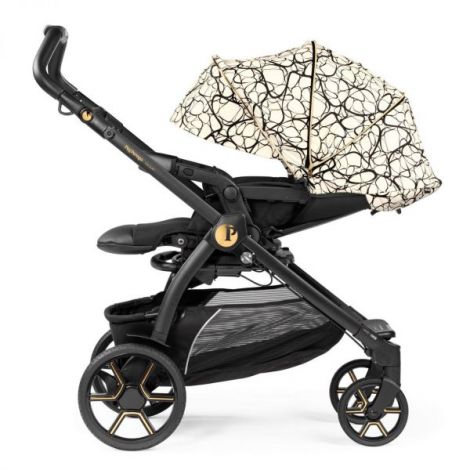 Carucior 3 in 1 Peg Perego Book Graphic Gold - imagine 3